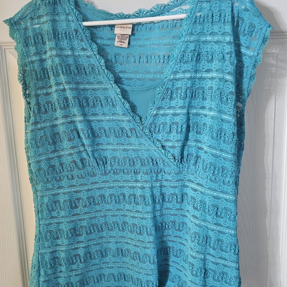 Turquoise Top